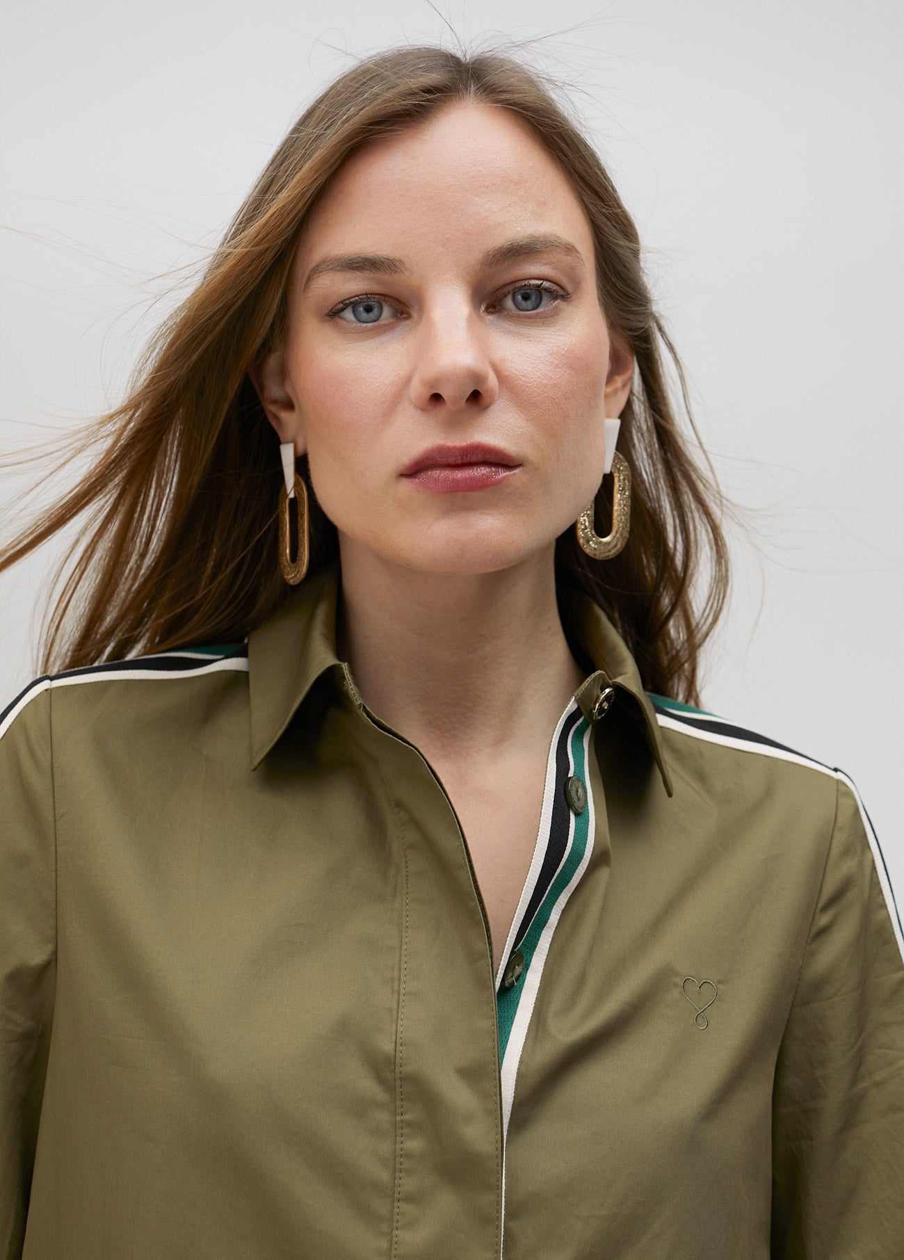 Midi shirt dress
