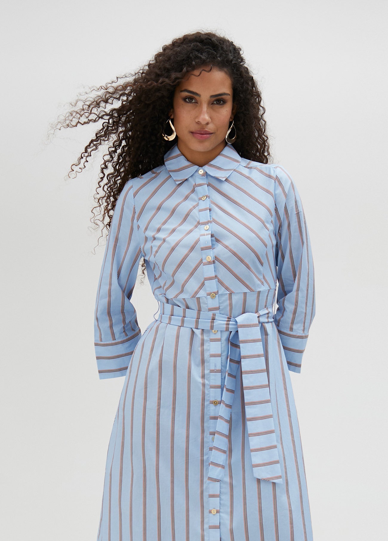 Long striped dress