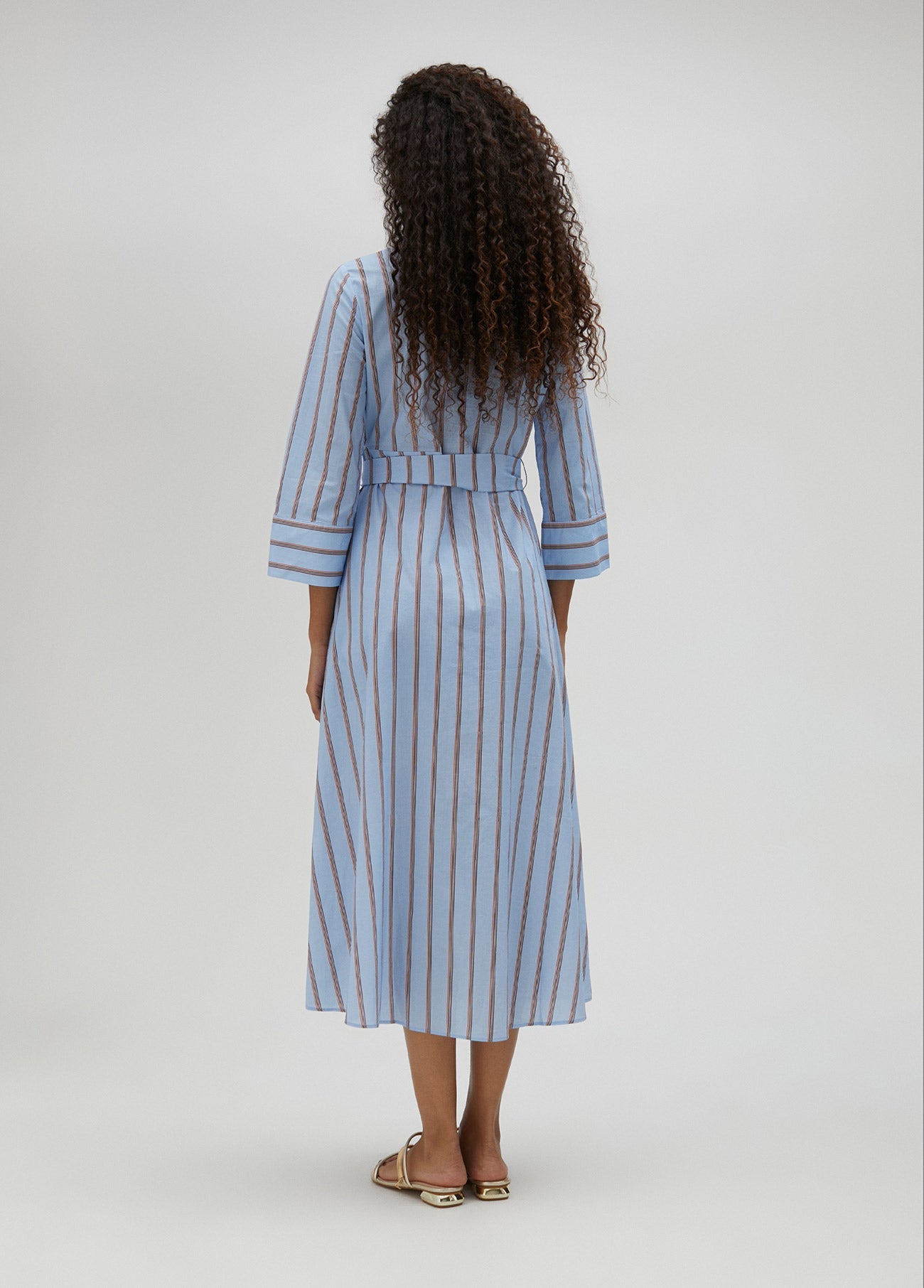 Long striped dress