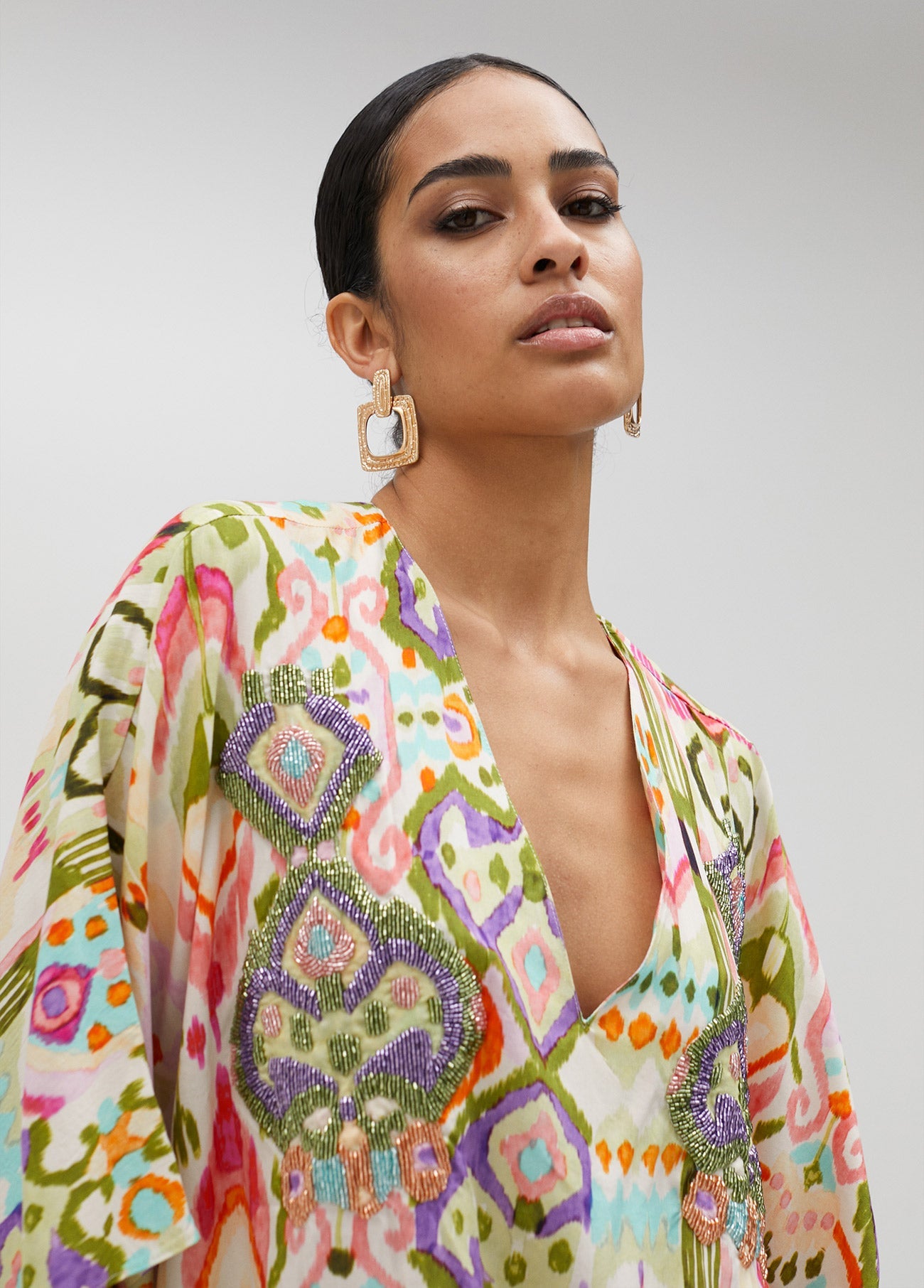 Short printed dress