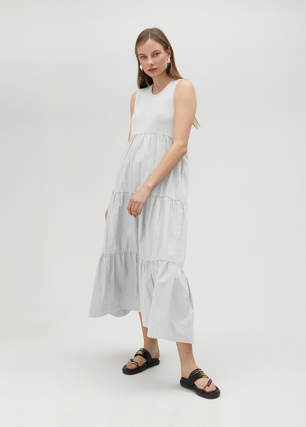 Long strappy dress