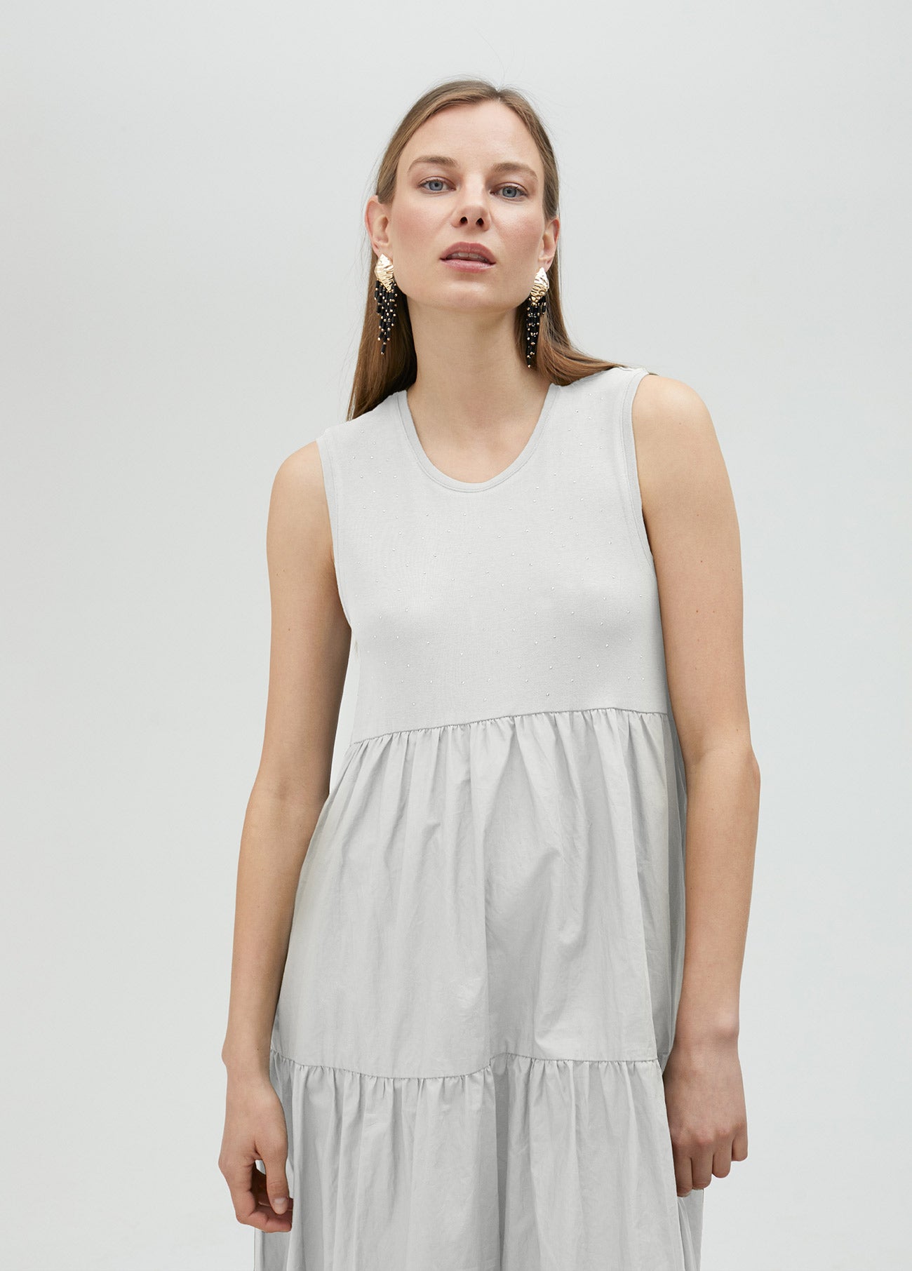 Long strappy dress