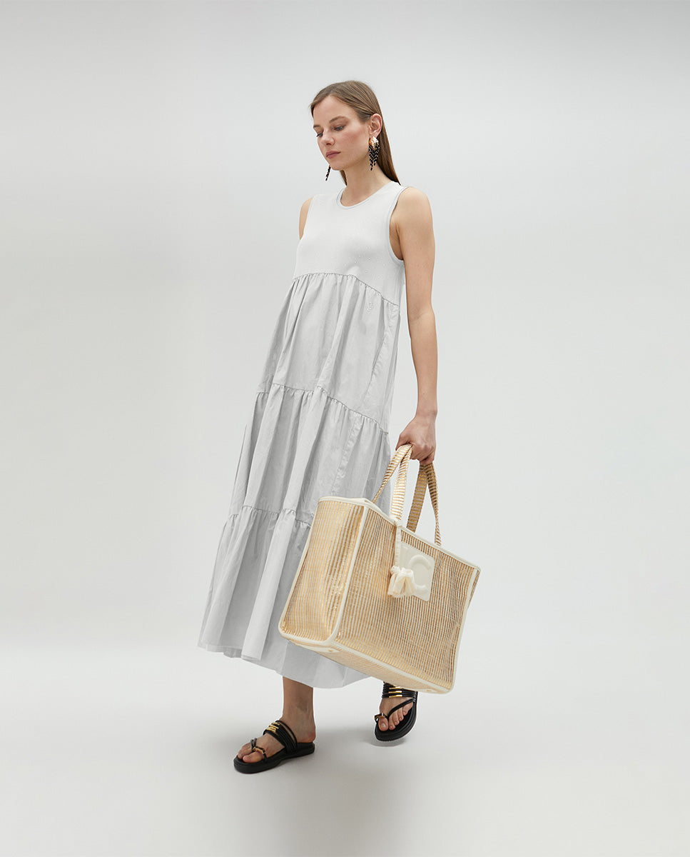 Long strappy dress