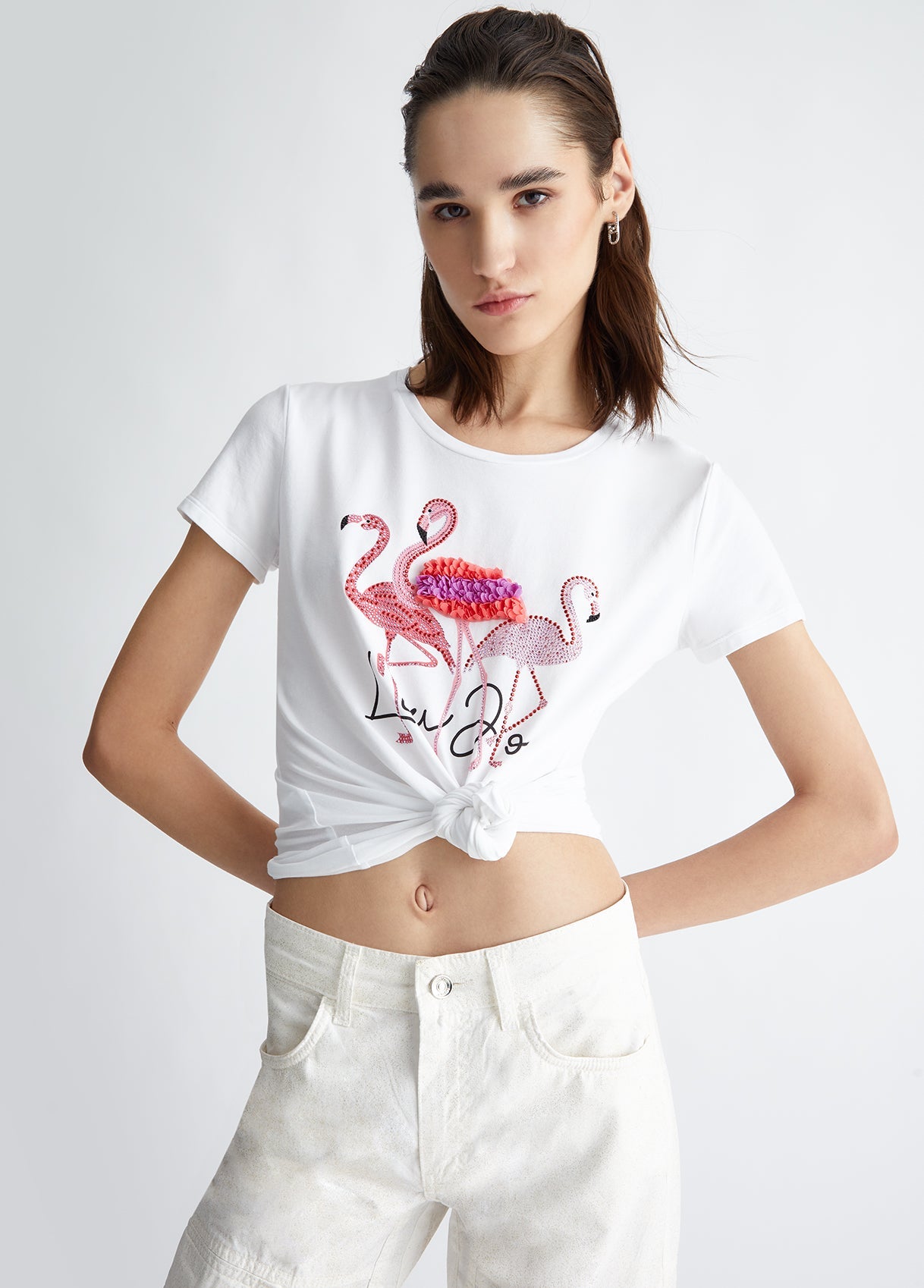 MA4336J5003N9305XS-white/flamingo print