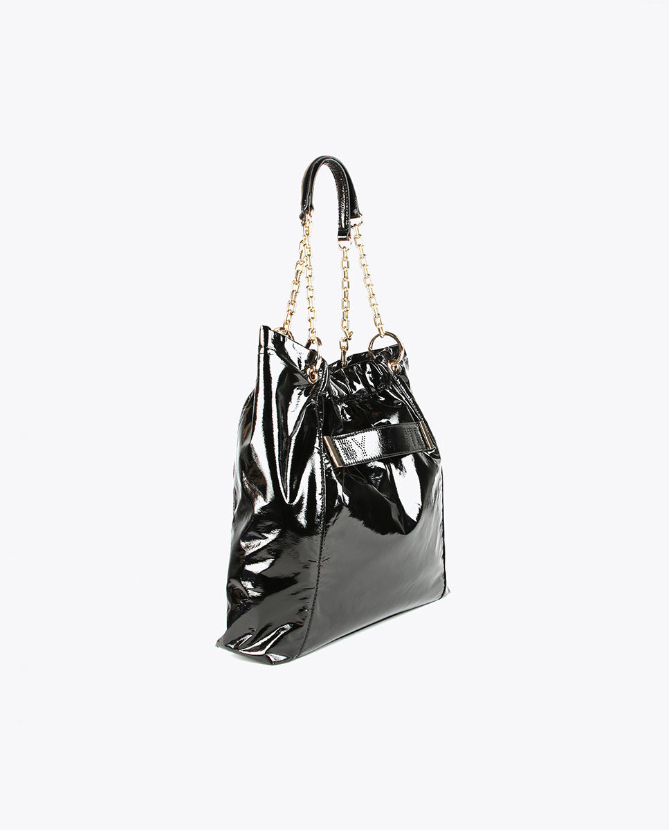 Shiny tote bag