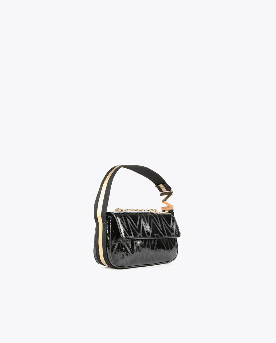 Monogrammed crossbody bag