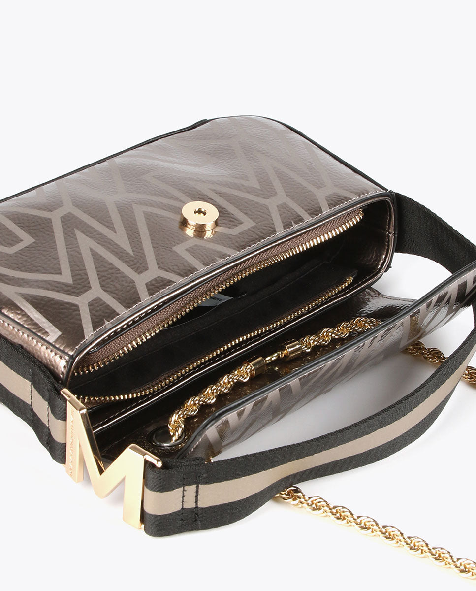 Monogrammed crossbody bag