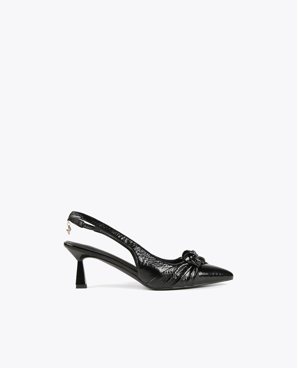Slingback stiletto shoes