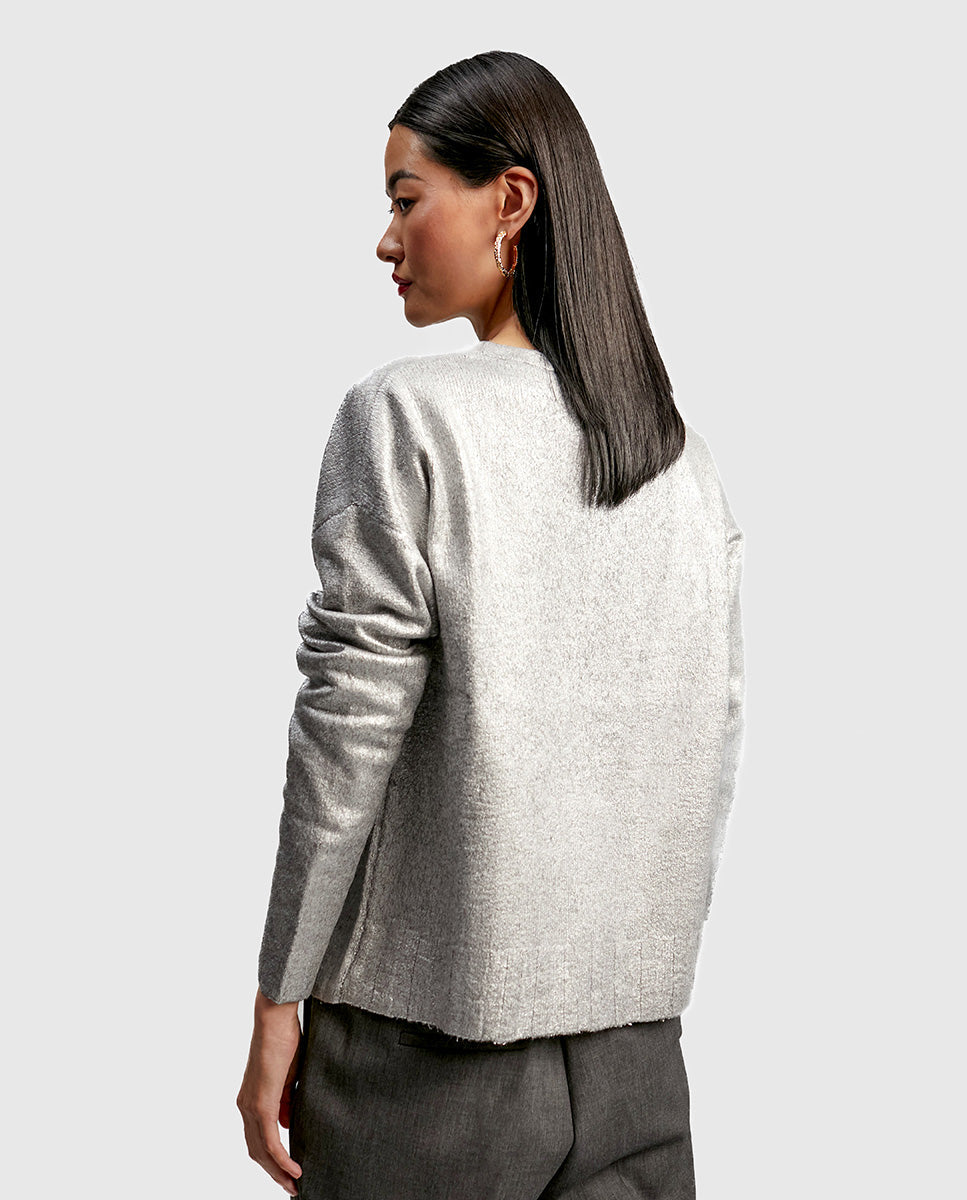 Laminated sweater