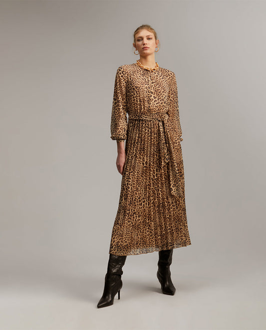 Animal print dress