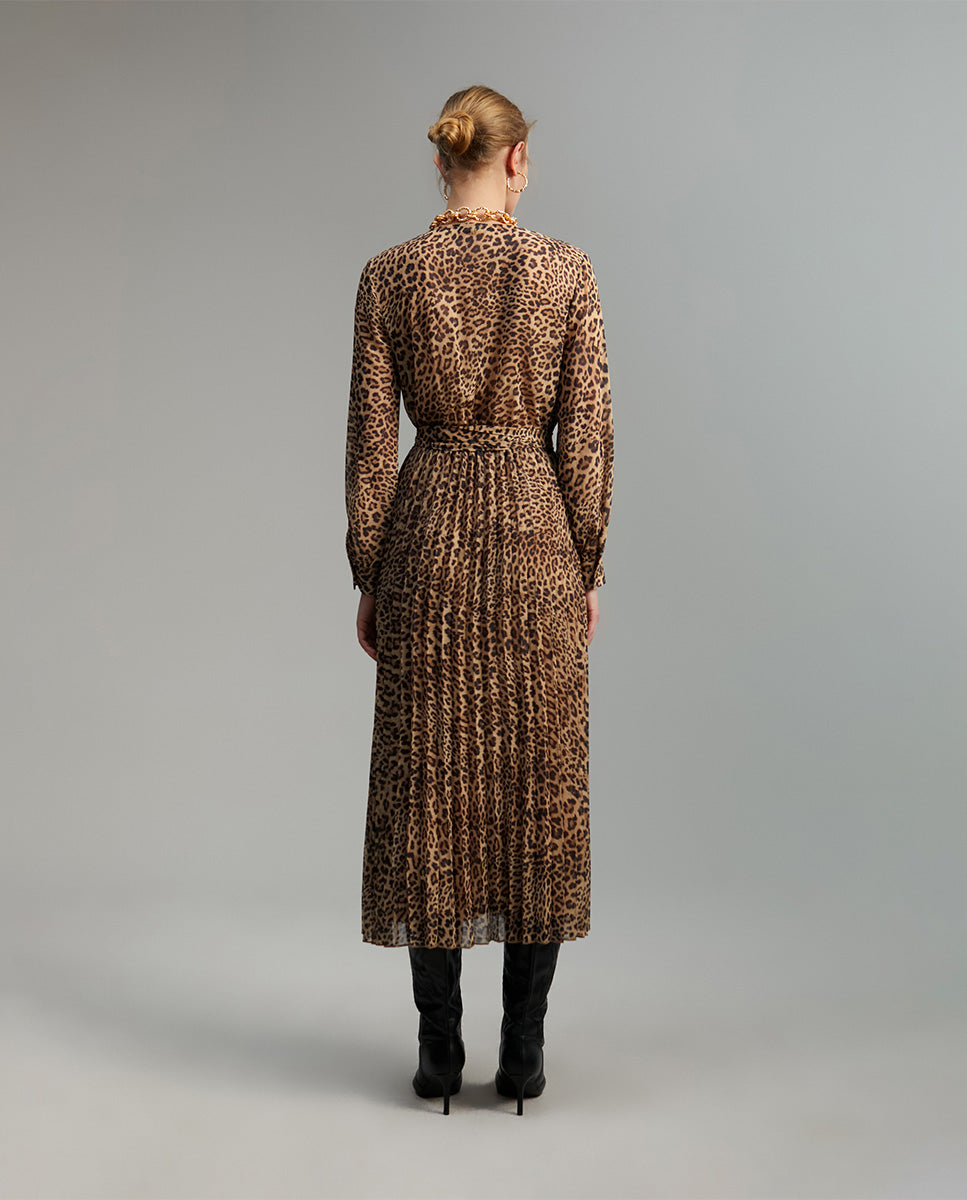 Animal print dress