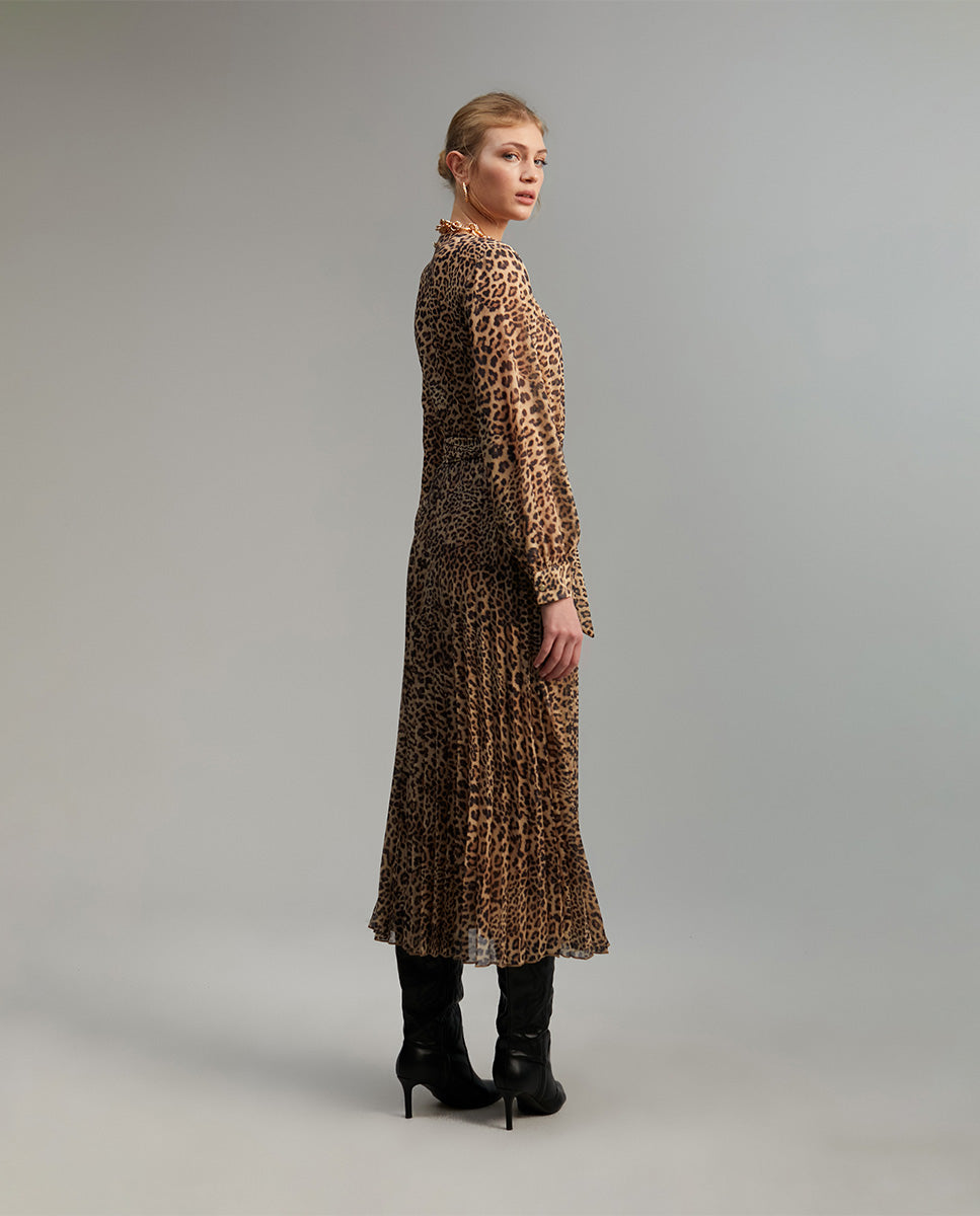 Animal print dress