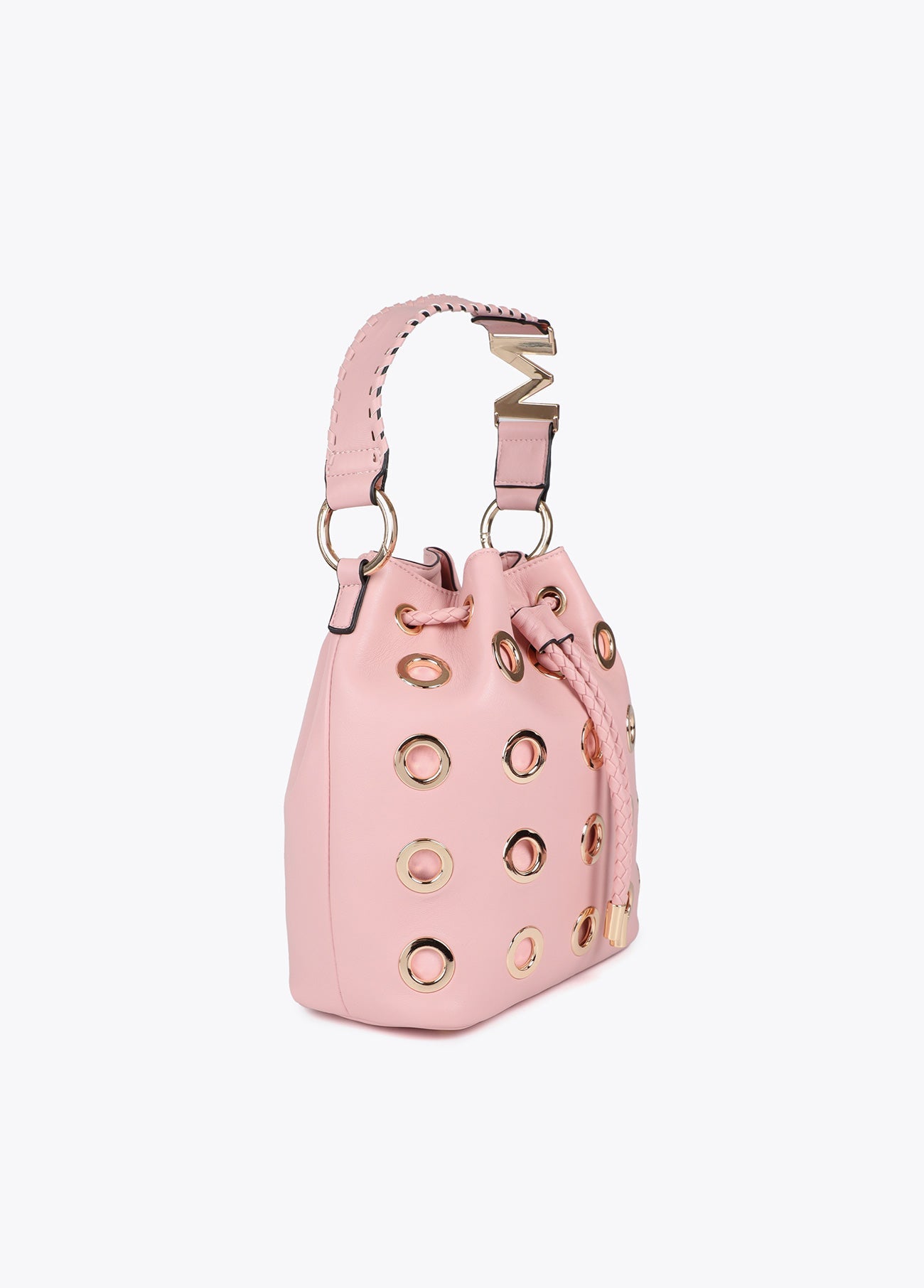 Bag with Circular Metallic Eyelets