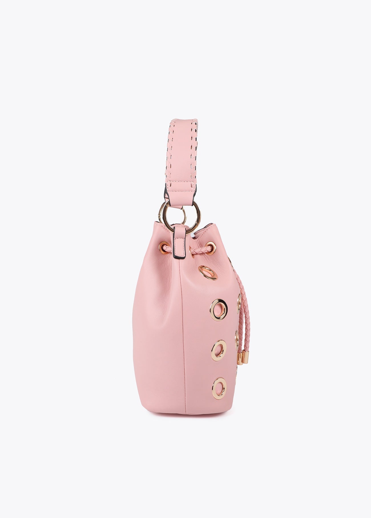 Bag with Circular Metallic Eyelets