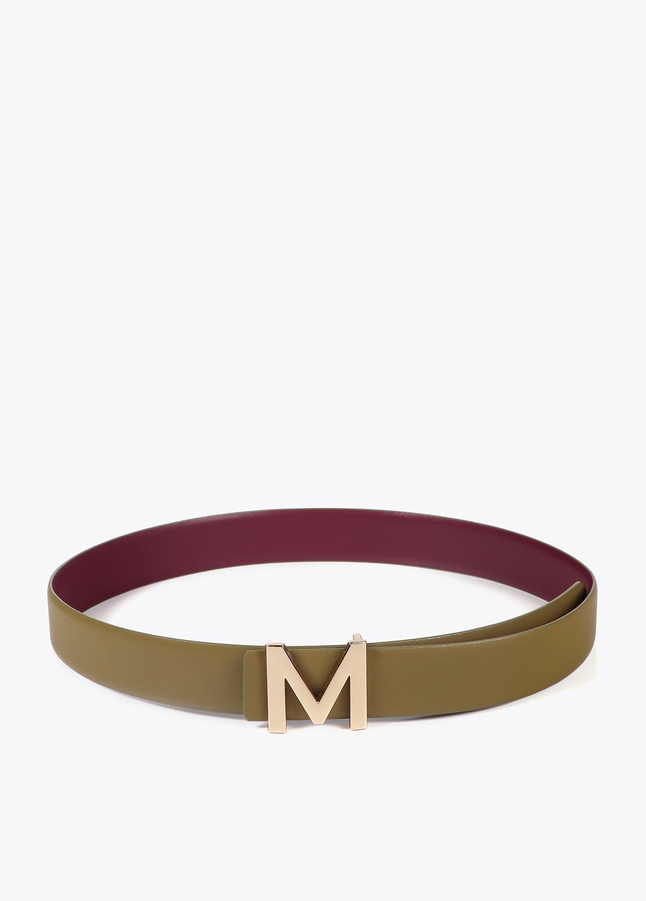 Reversible Belt with M Buckle