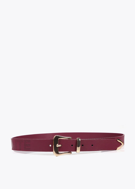 Laser Cut Logo Knot Belt
