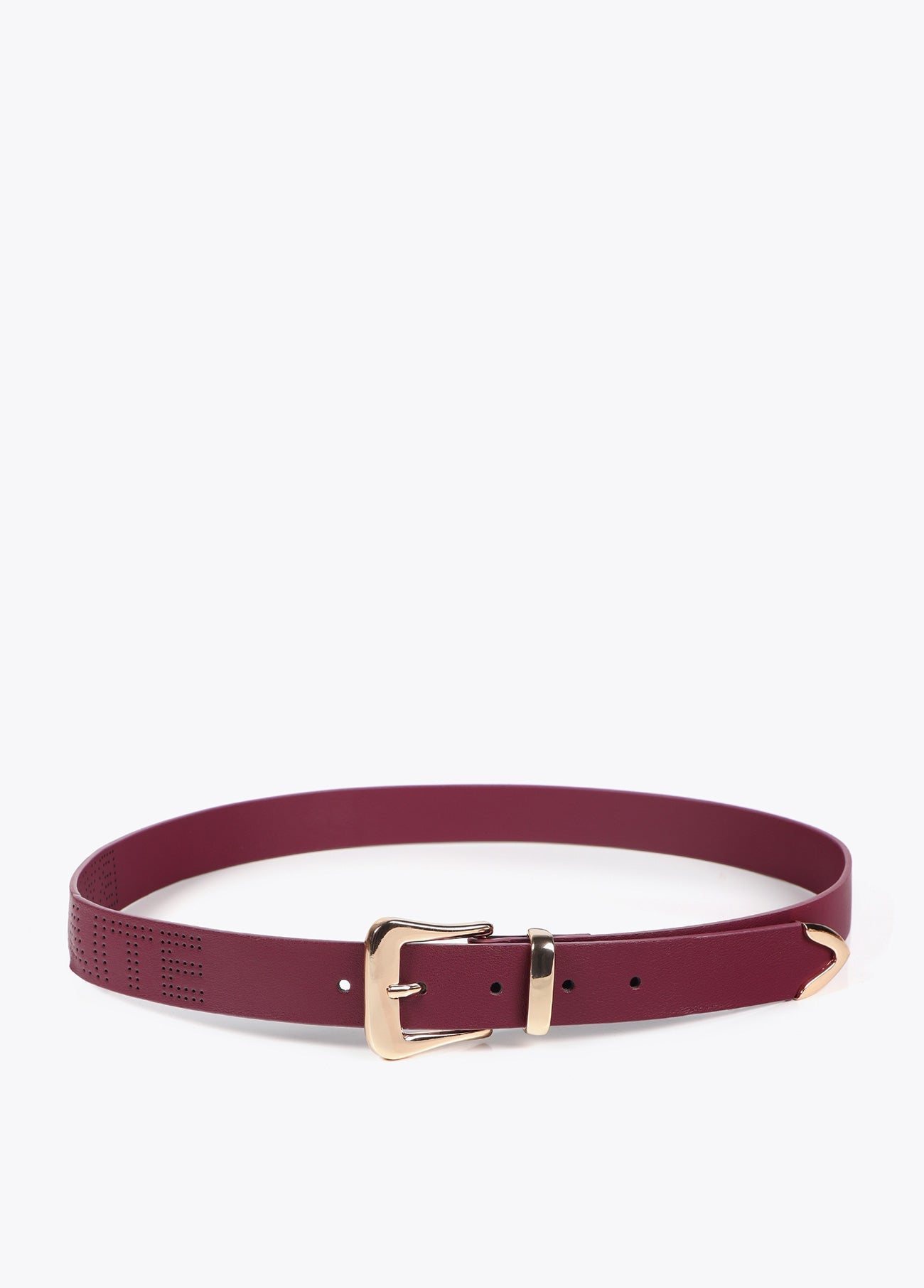 Laser Cut Logo Knot Belt
