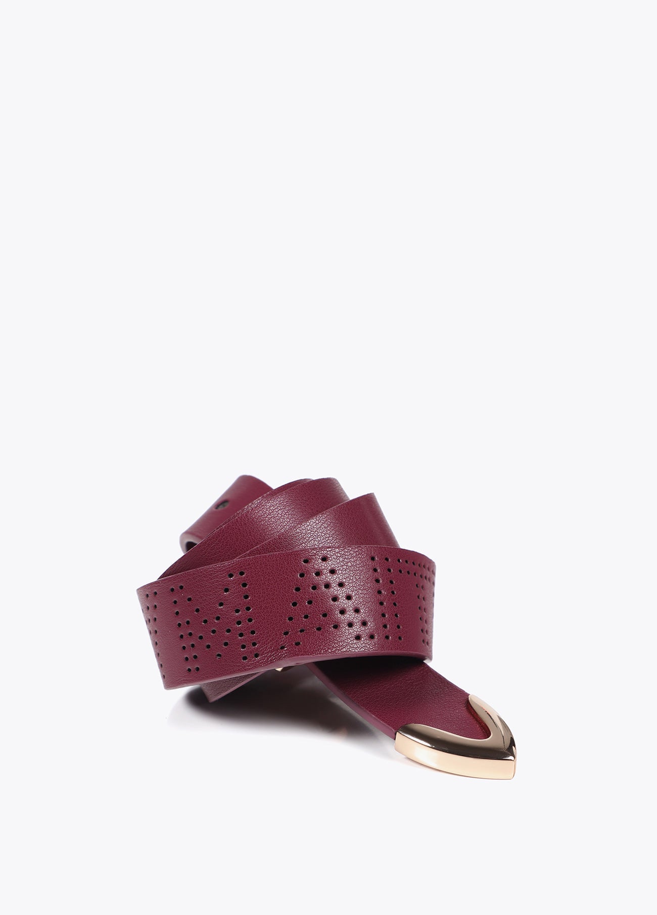 Laser Cut Logo Knot Belt