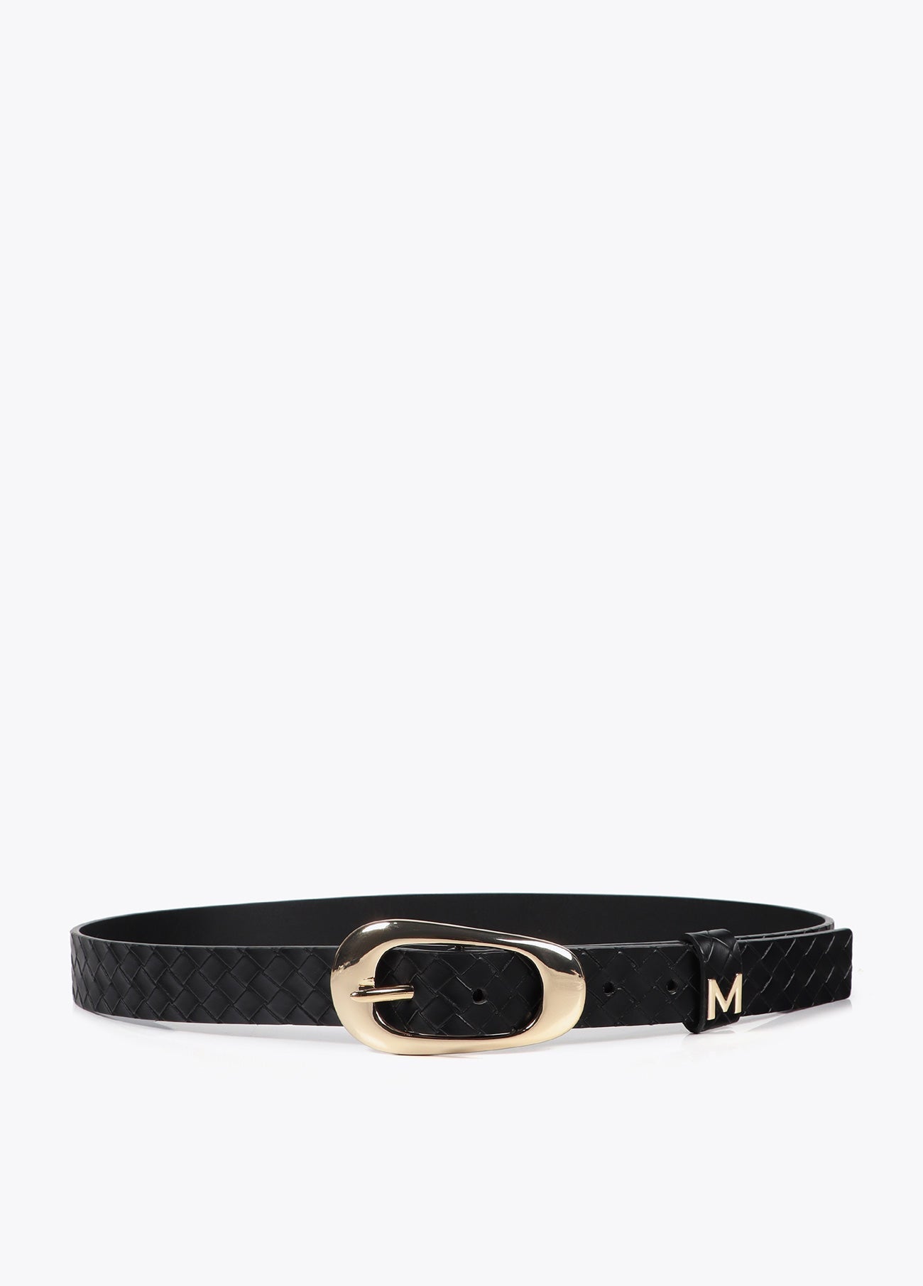 Braided Faux Leather Belt
