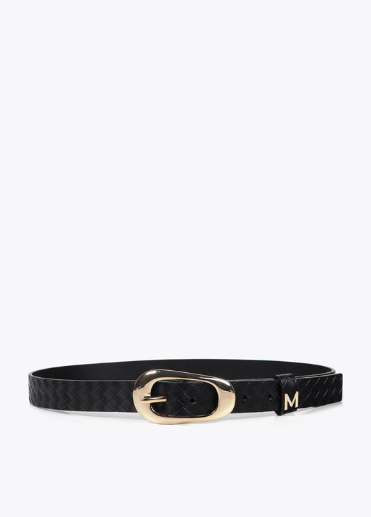 Braided Faux Leather Belt