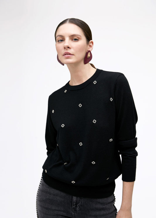 Sweater with Jewels