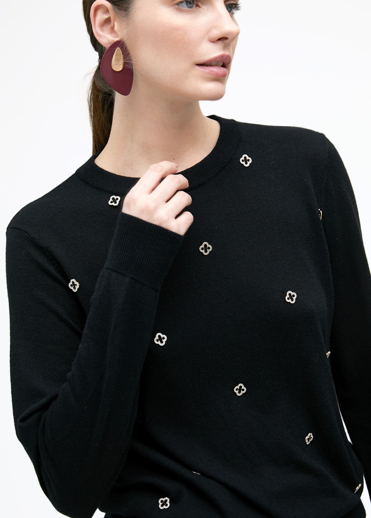 Sweater with Jewels