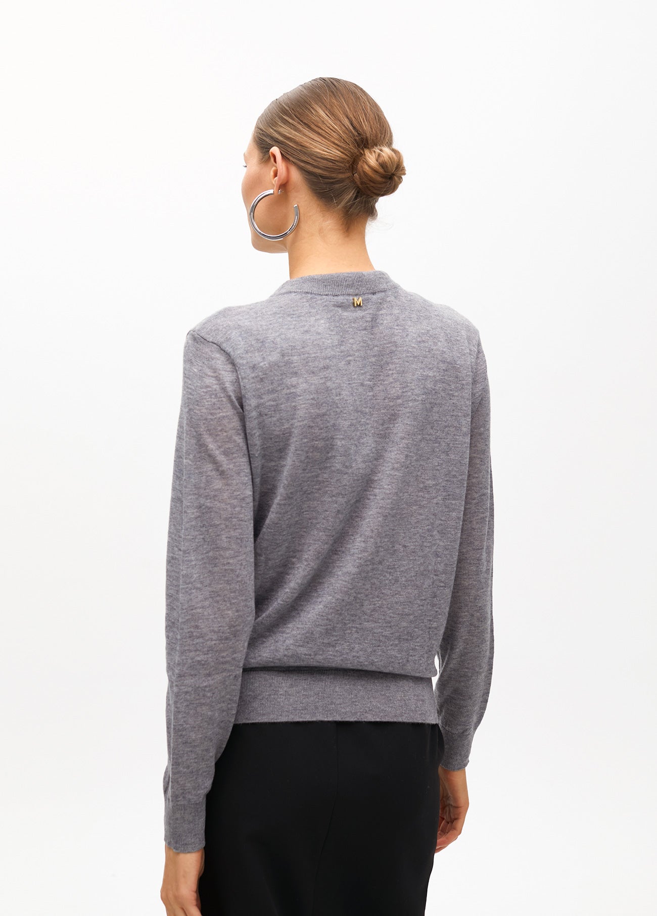 Sweater with Neck Scarf