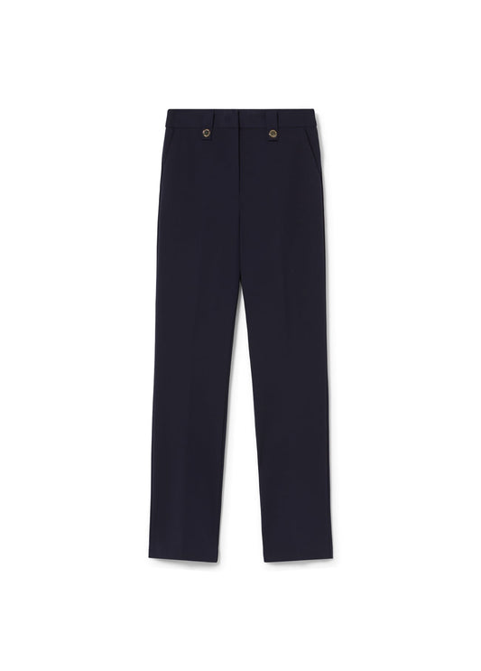 Knit Pants with Buttons