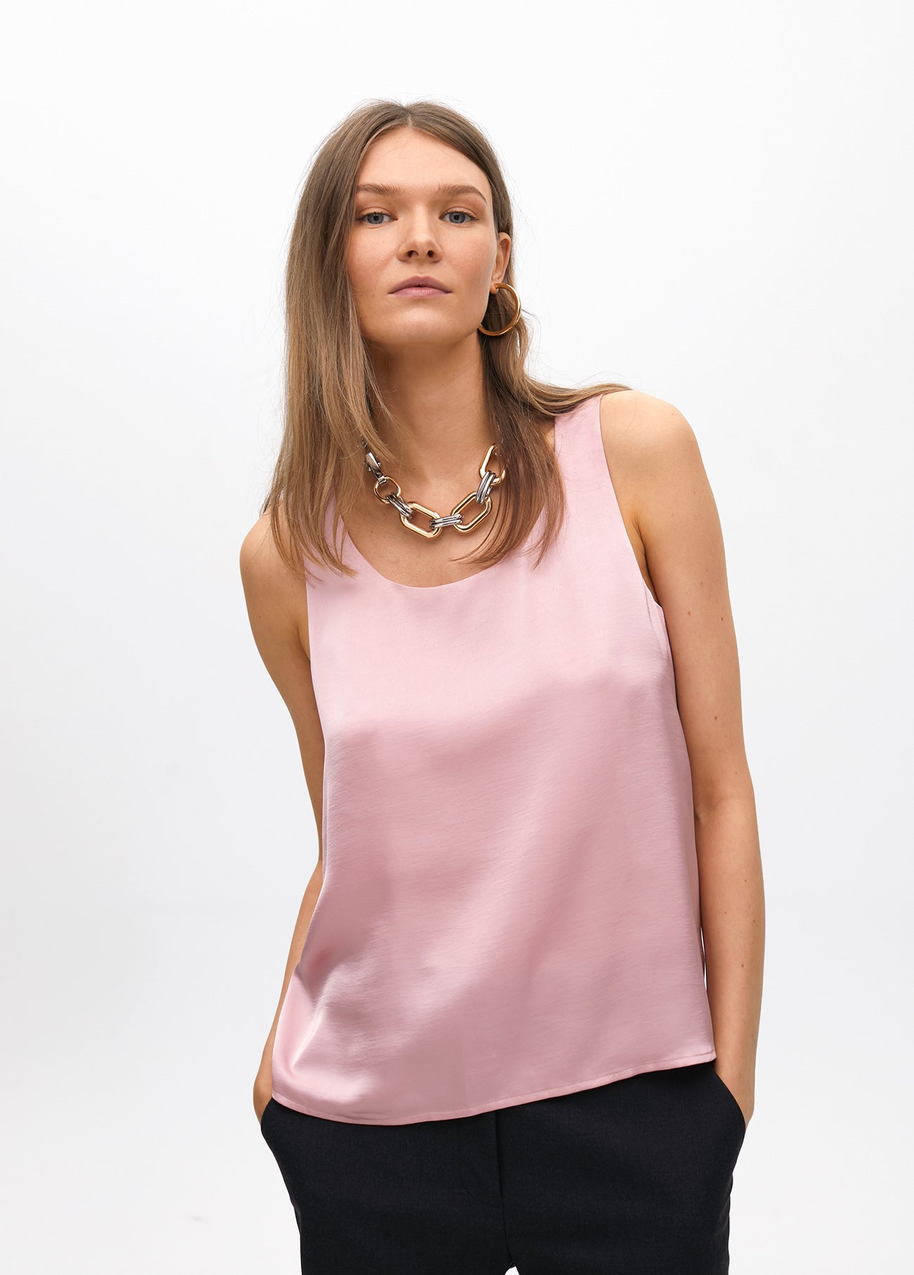 Basic Wide Strap Top