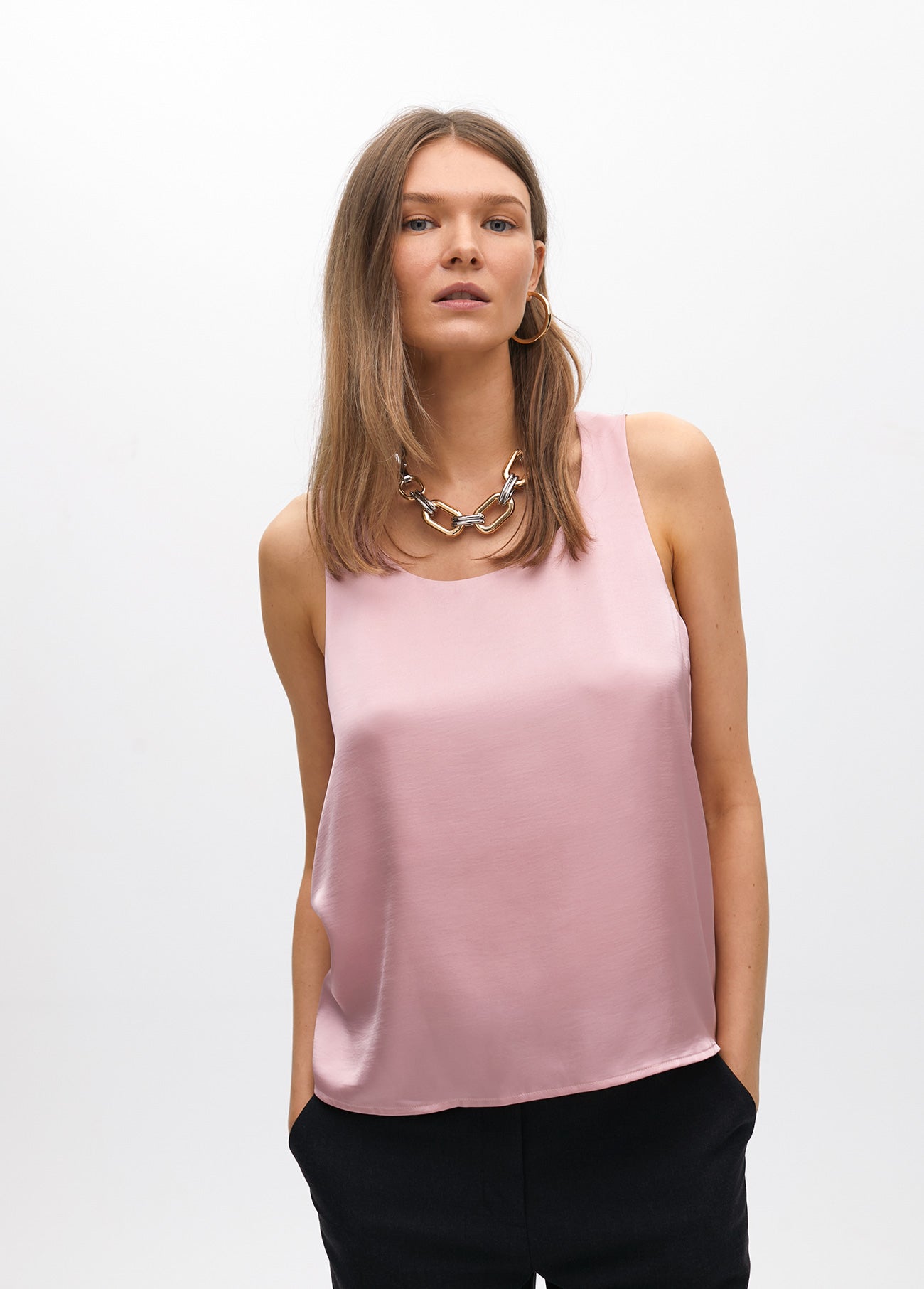 Basic Wide Strap Top