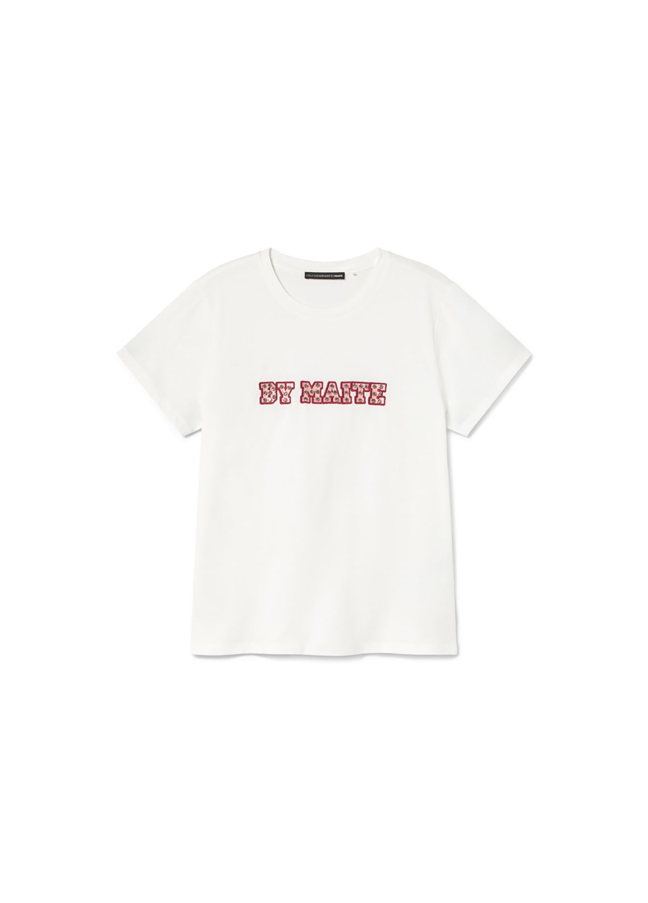Short Sleeve Positional Print T-Shirt