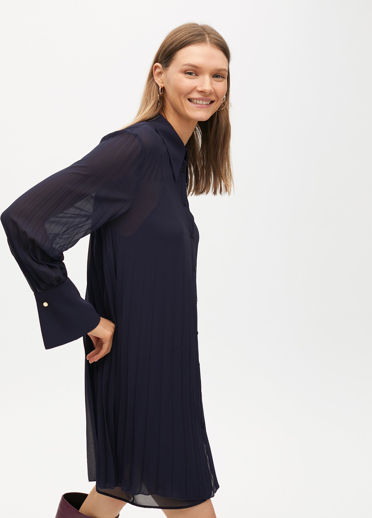 Short Pleated Dress