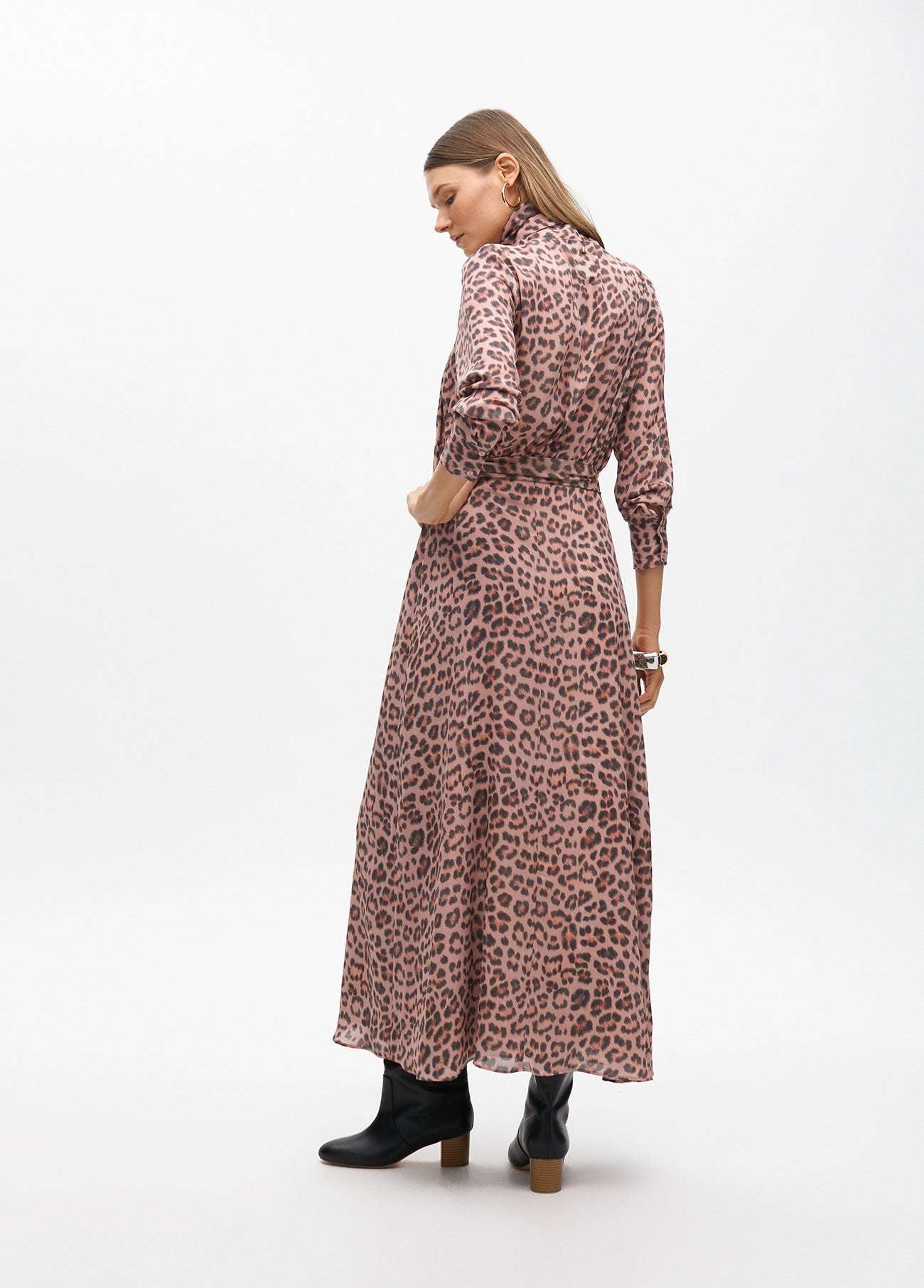 Animal Print Tie Dress