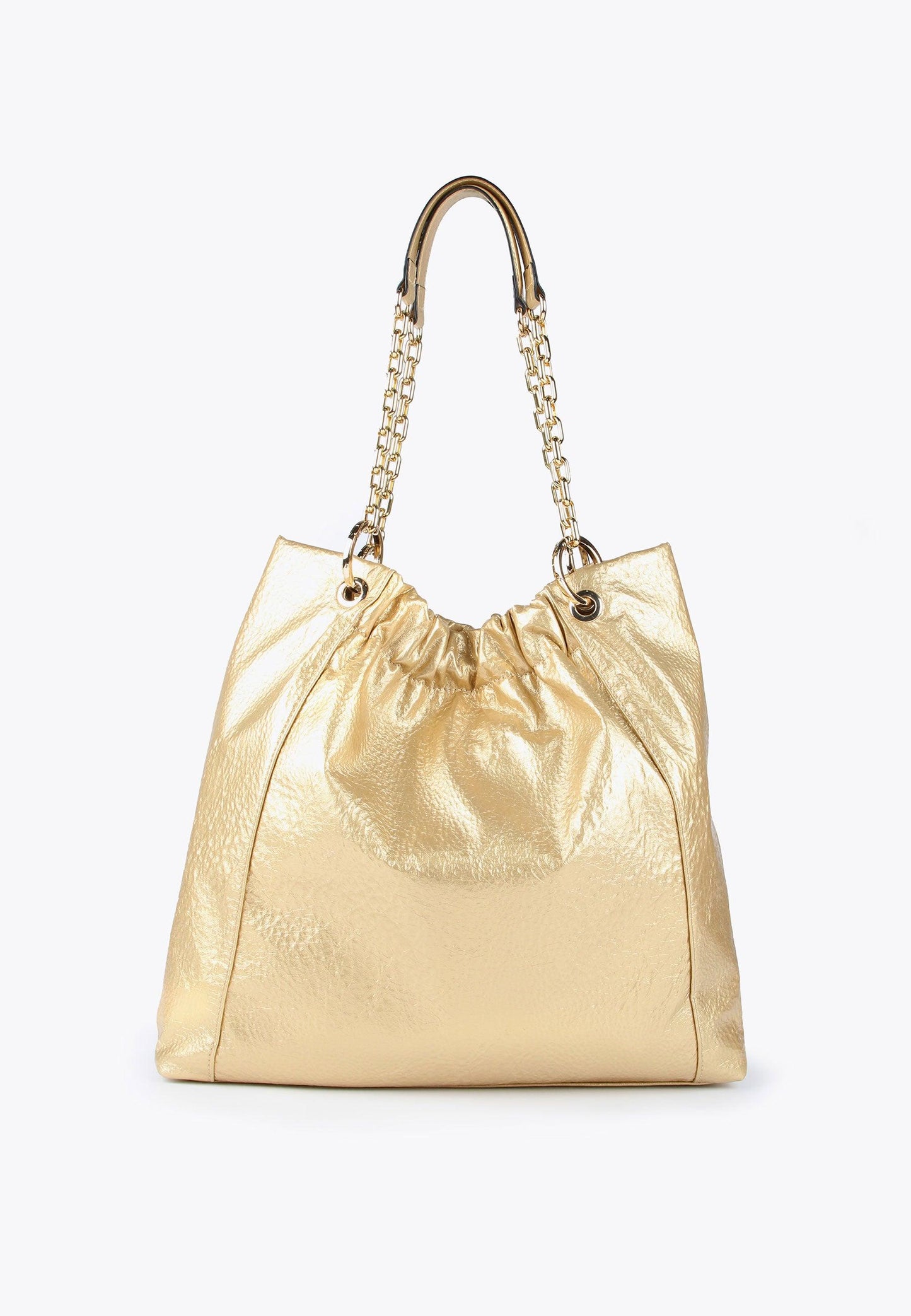 MS2404020-Gold-Shiny tote bag