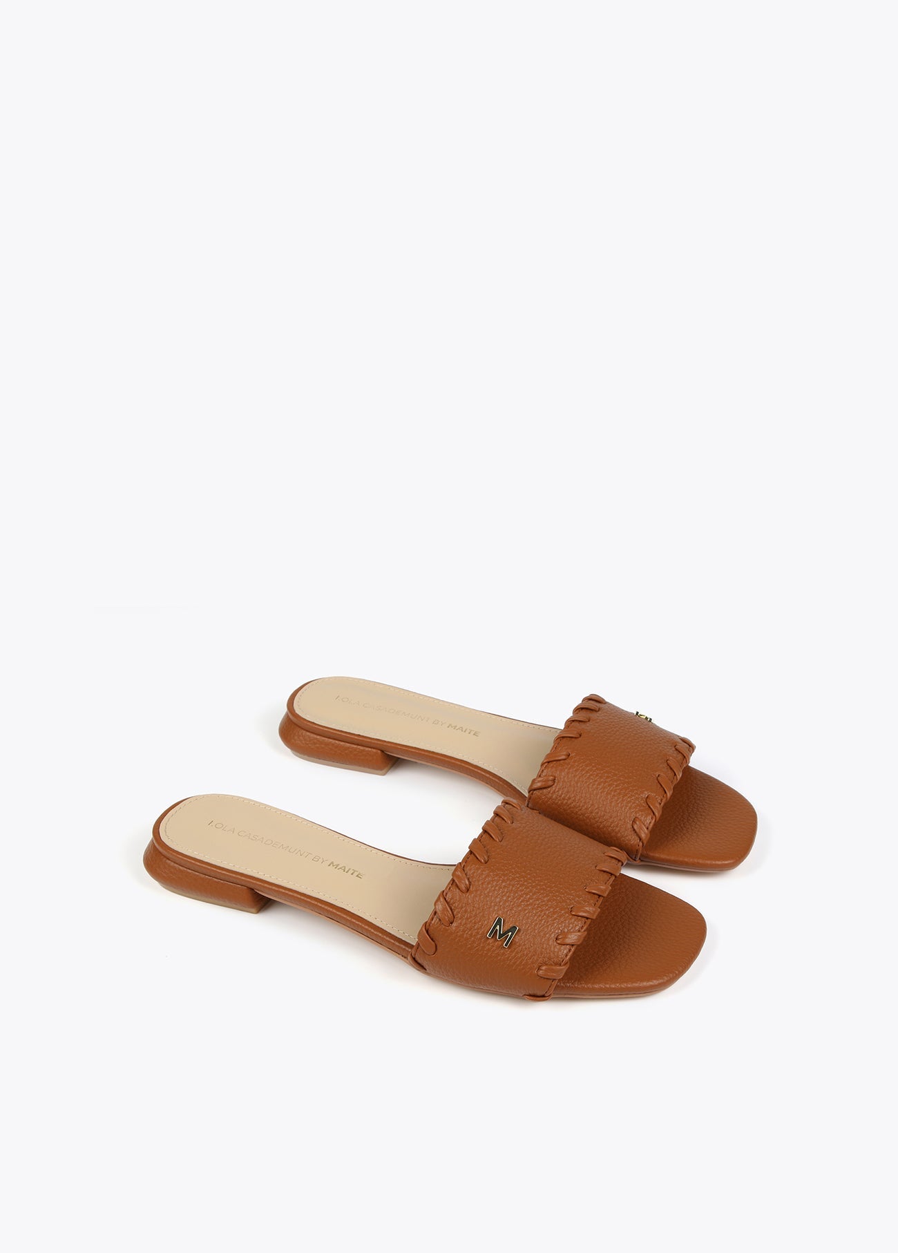 Sliders with braided detail
