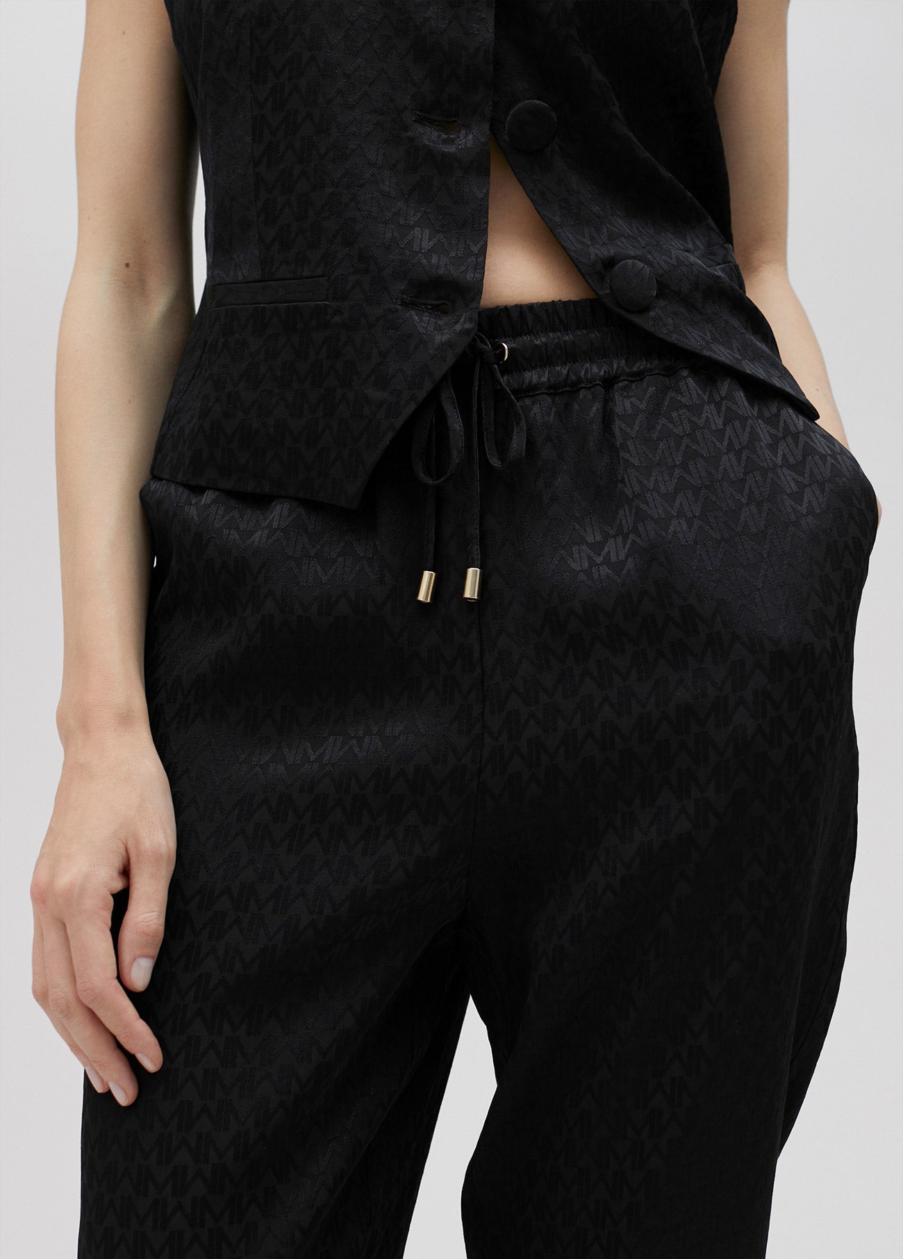 Logo print joggers