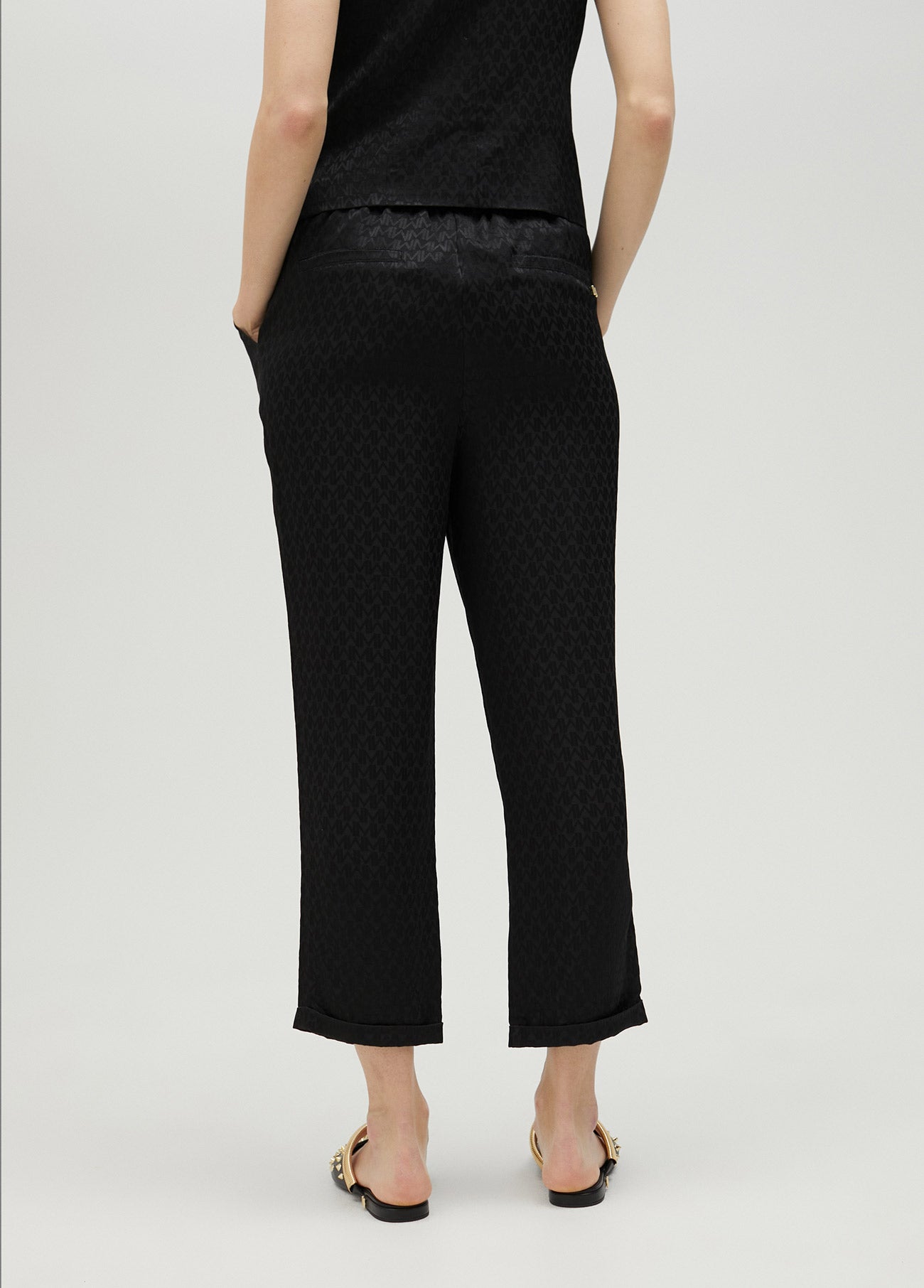 Logo print joggers