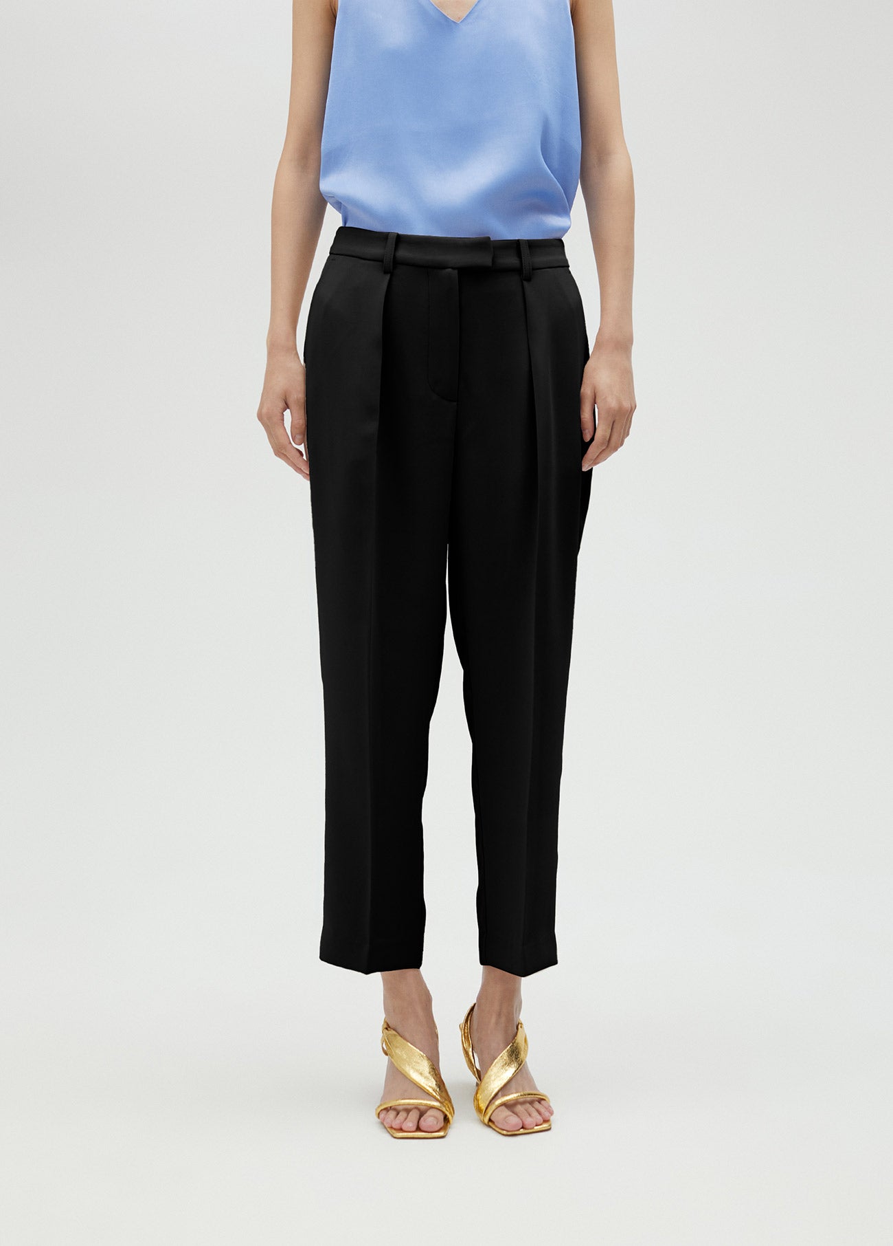 ms2514023-00n-loose-fitting beige-pink trousers-black