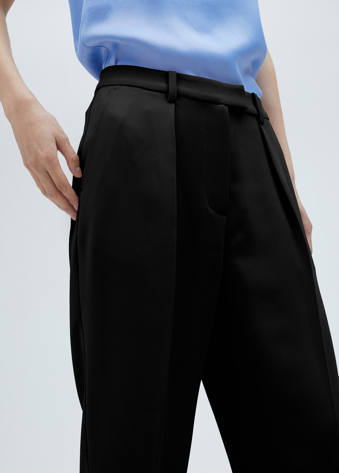 ms2514023-00n-loose-fitting beige-pink trousers-black