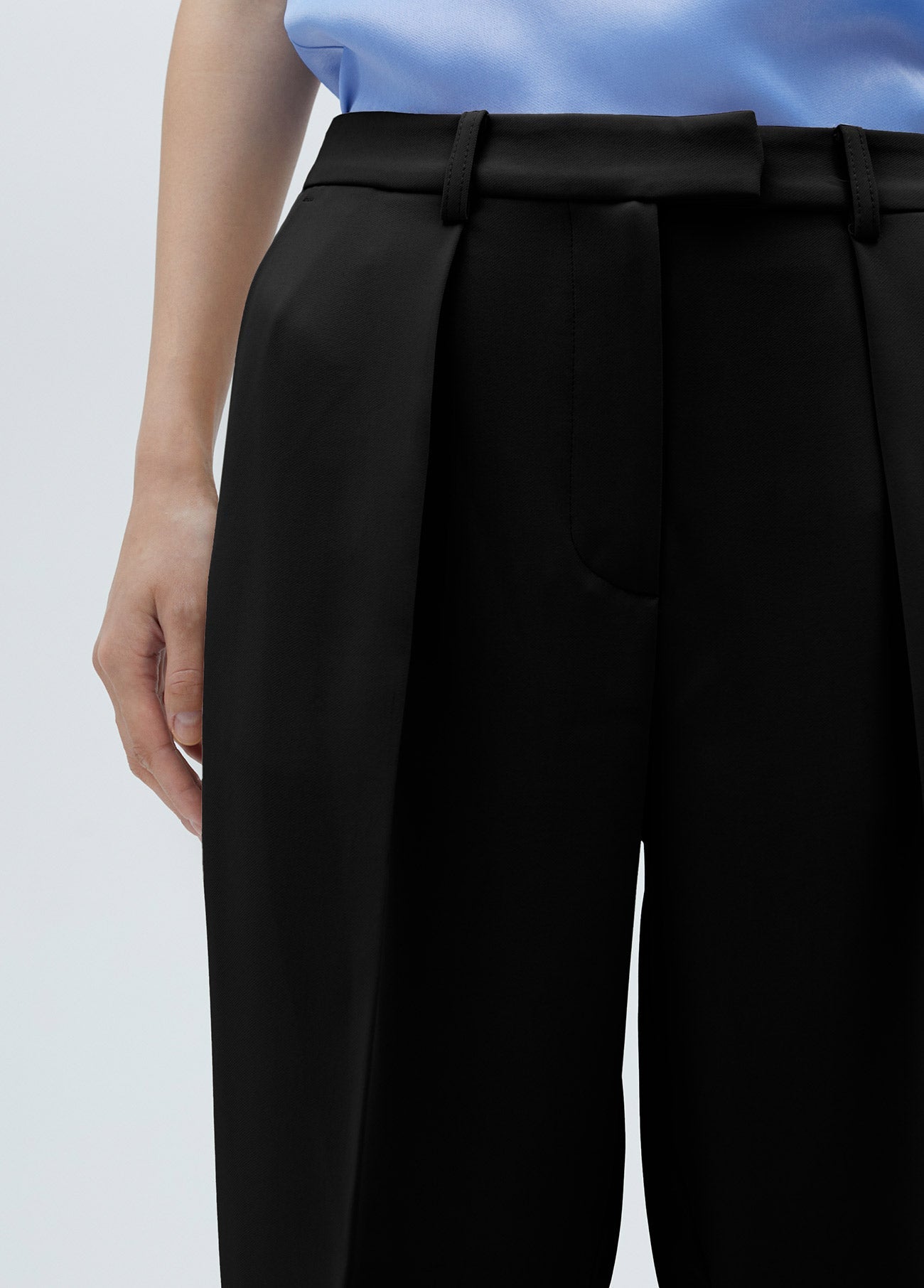 ms2514023-00n-loose-fitting beige-pink trousers-black