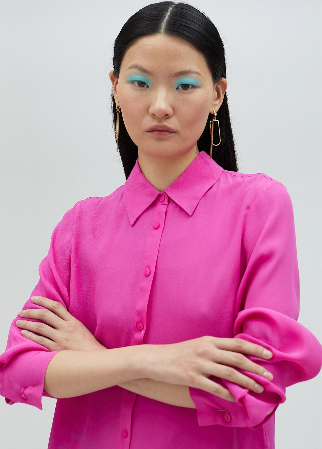 Basic silk shirt