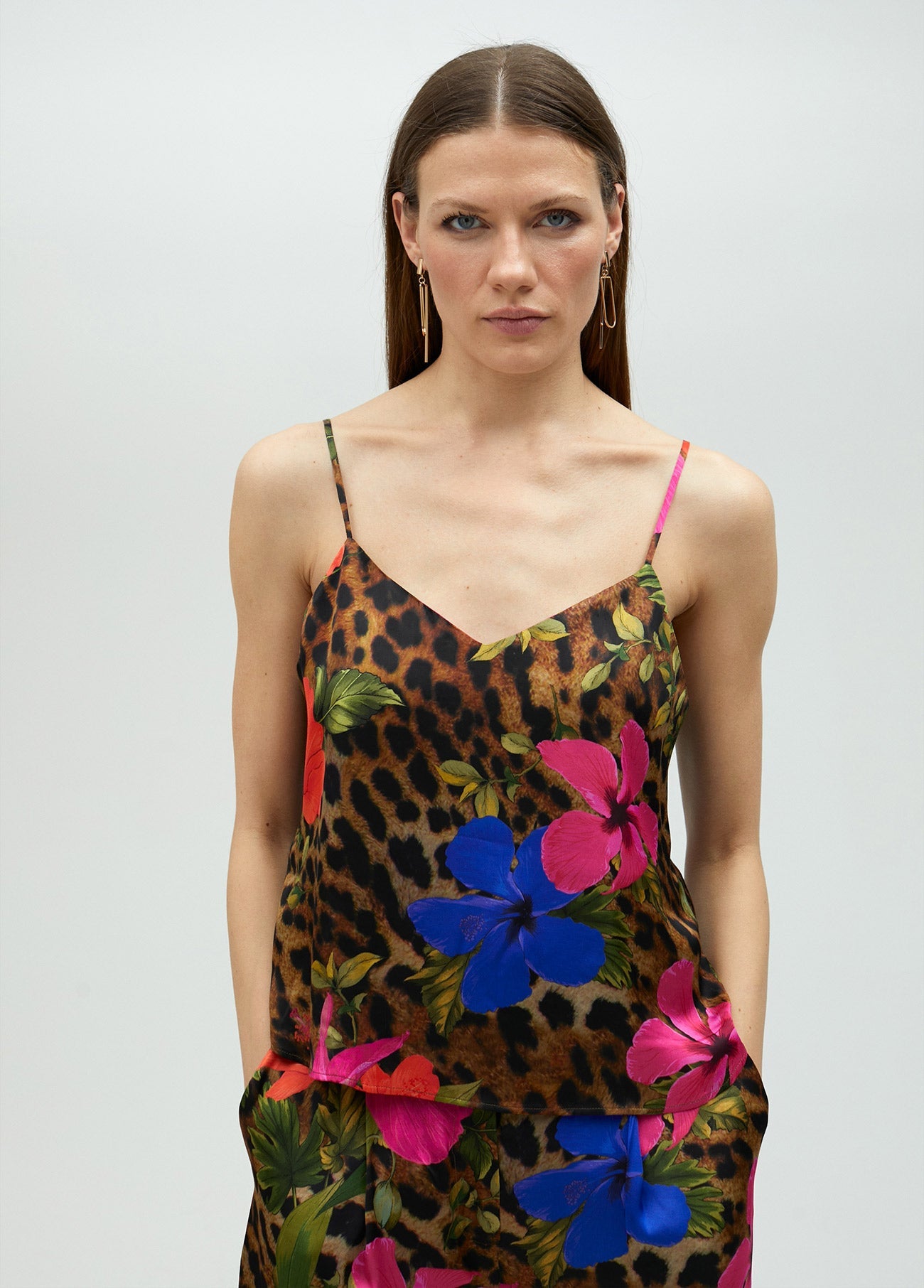 Camisole top with straps