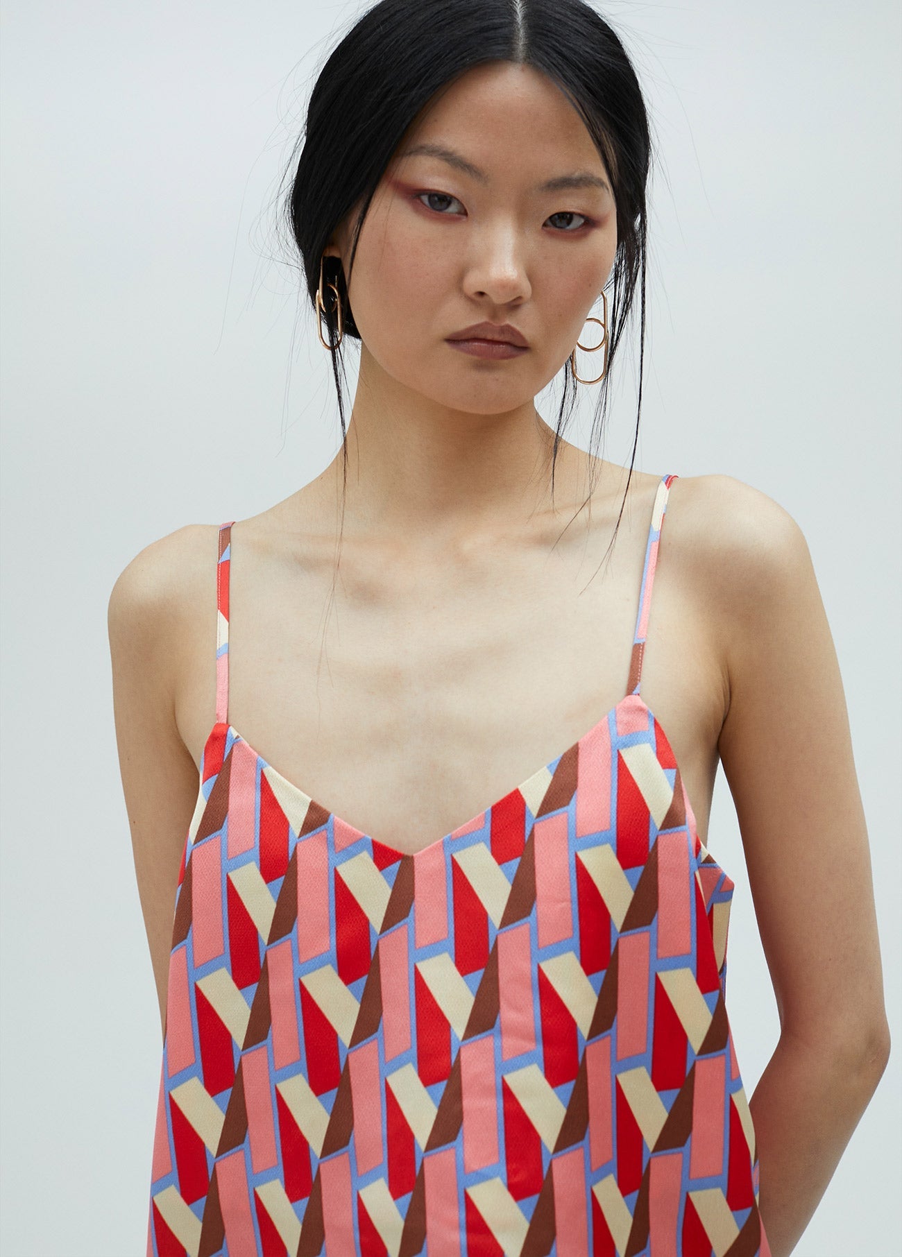 Logo print camisole top
