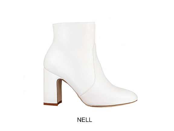 ZL52953-BRIDLE Evening Booties-White